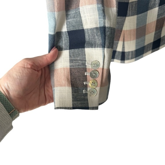 Veronica Beard - Schoolboy Stand Collar Dickey Feminine Blazer Sz 6 - Picture 5 of 10